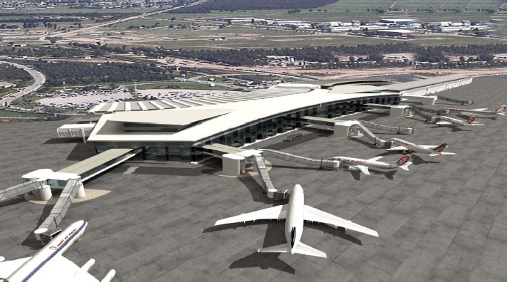 l'aéroport international Mohammed V