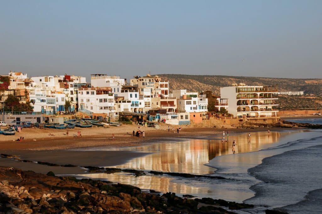 Taghazout plage maroc